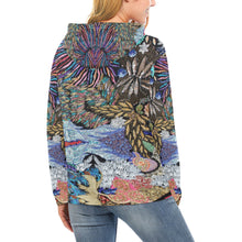 Load image into Gallery viewer, Pleasantly Paisley All Over Print Hoodie for Women (USA Size) (Model H13)