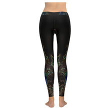 Load image into Gallery viewer, Feathery Flames Glowing Low Rise Leggings (Invisible Stitch) (Model L05)