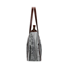 Load image into Gallery viewer, Surfboards Black and White Classic Tote Bag (Model 1644)