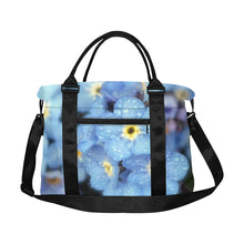 Load image into Gallery viewer, Forget Me Not Large Capacity Duffle Bag (Model 1715)