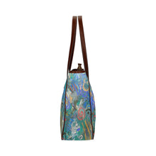 Load image into Gallery viewer, Graffiti Abstract Blue Classic Tote Bag (Model 1644)