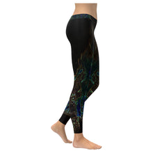 Load image into Gallery viewer, Feathery Flames Glowing Low Rise Leggings (Invisible Stitch) (Model L05)