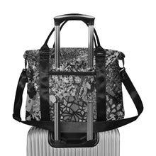 Load image into Gallery viewer, Holiday Paisley Black and White Large Capacity Duffle Bag (Model 1715)