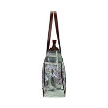 Load image into Gallery viewer, Blooming Boots Flower Purple Classic Tote Bag (Model 1644)