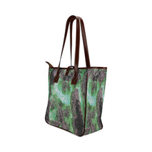 Load image into Gallery viewer, Molten Flames Green Classic Tote Bag (Model 1644)