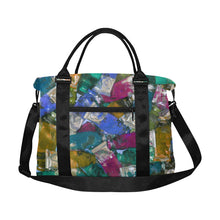 Load image into Gallery viewer, Oil Paints Blue Large Capacity Duffle Bag (Model 1715)