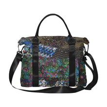 Load image into Gallery viewer, Dark Paisley Large Capacity Duffle Bag (Model 1715)