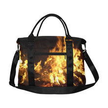 Load image into Gallery viewer, Feathery Flames Large Capacity Duffle Bag (Model 1715)