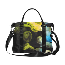 Load image into Gallery viewer, Jellyfish Yellow and Blue Large Capacity Duffle Bag (Model 1715)