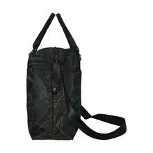 Load image into Gallery viewer, Abstract Circles Glowing Large Capacity Duffle Bag (Model 1715)
