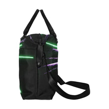 Load image into Gallery viewer, Fireworks Star Purple Large Capacity Duffle Bag (Model 1715)