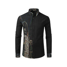 Load image into Gallery viewer, Surfboards Glowing Men's All Over Print Casual Dress Shirt (Model T61)