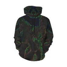 Load image into Gallery viewer, Sea of Flames Glowing All Over Print Hoodie for Women (USA Size) (Model H13)