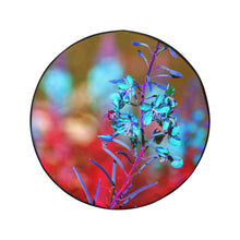 Load image into Gallery viewer, Fireweed Flower Blue 34 Inch Spare Tire Cover