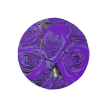 Load image into Gallery viewer, Rose Bouquet Flower Purple 30 Inch Spare Tire Cover