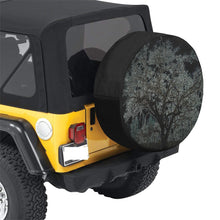 Load image into Gallery viewer, Spooky Tree Glowing 34 Inch Spare Tire Cover