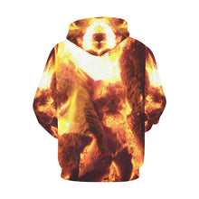 Load image into Gallery viewer, Sea of Flames All Over Print Hoodie for Women (USA Size) (Model H13)