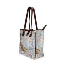 Load image into Gallery viewer, Cresent Paisley Negative Classic Tote Bag (Model 1644)