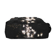 Load image into Gallery viewer, Fireworks Flowers White Large Capacity Duffle Bag (Model 1715)