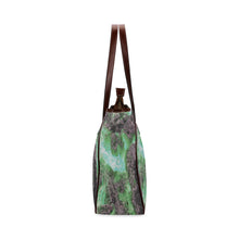 Load image into Gallery viewer, Molten Flames Green Classic Tote Bag (Model 1644)
