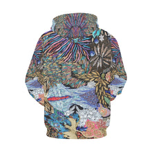 Load image into Gallery viewer, Pleasantly Paisley All Over Print Hoodie for Women (USA Size) (Model H13)
