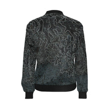 Load image into Gallery viewer, Moss Glowing All Over Print Bomber Jacket for Women (Model H36)