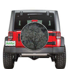 Load image into Gallery viewer, Spooky Tree Glowing 30 Inch Spare Tire Cover