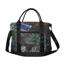 Load image into Gallery viewer, Dark Paisley Large Capacity Duffle Bag (Model 1715)