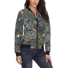 Load image into Gallery viewer, Fun and Fancy Paisley All Over Print Bomber Jacket for Women (Model H36)