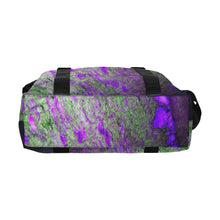 Load image into Gallery viewer, Marbled Abstract Purple Large Capacity Duffle Bag (Model 1715)