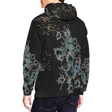 Load image into Gallery viewer, Fireworks Flower Glowing All Over Print Hoodie for Men/Large Size (USA Size) (Model H13)