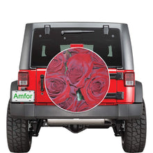 Load image into Gallery viewer, Rose Bouquet Flower 32 Inch Spare Tire Cover