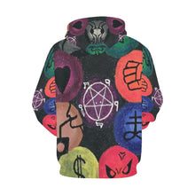 Load image into Gallery viewer, Dante's Inferno All Over Print Hoodie for Men/Large Size (USA Size) (Model H13)
