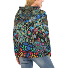 Load image into Gallery viewer, Holiday Paisley All Over Print Hoodie for Women (USA Size) (Model H13)