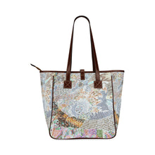 Load image into Gallery viewer, Cresent Paisley Negative Classic Tote Bag (Model 1644)