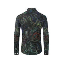 Load image into Gallery viewer, Graffiti Abstract Glowing Men's All Over Print Casual Dress Shirt (Model T61)