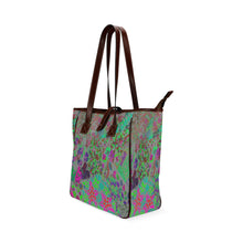 Load image into Gallery viewer, Holiday Paisley Aqua Classic Tote Bag (Model 1644)