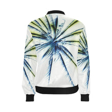 Load image into Gallery viewer, Fireworks Star Negative All Over Print Bomber Jacket for Women (Model H36)