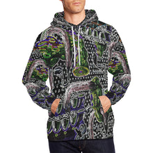Load image into Gallery viewer, Complex Graffiti Glowing All Over Print Hoodie for Men/Large Size (USA Size) (Model H13)