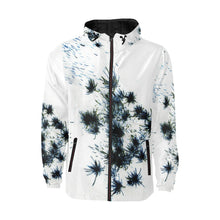 Load image into Gallery viewer, Fireworks Flower Negative All Over Print Quilted Windbreaker for Men (Model H35)
