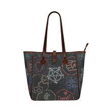 Load image into Gallery viewer, Dante's Inferno Glowing Classic Tote Bag (Model 1644)
