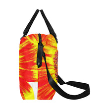 Load image into Gallery viewer, Busy Bee Sunflower Orange Large Capacity Duffle Bag (Model 1715)