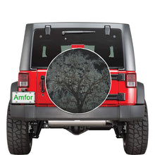 Load image into Gallery viewer, Spooky Tree Glowing 32 Inch Spare Tire Cover