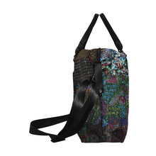 Load image into Gallery viewer, Dark Paisley Large Capacity Duffle Bag (Model 1715)