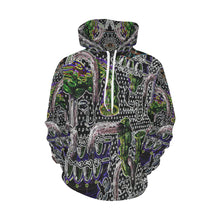 Load image into Gallery viewer, Complex Graffiti Glowing All Over Print Hoodie for Men/Large Size (USA Size) (Model H13)