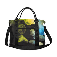Load image into Gallery viewer, Jellyfish Yellow and Blue Large Capacity Duffle Bag (Model 1715)