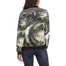 Load image into Gallery viewer, Aerial Ground All Over Print Bomber Jacket for Women (Model H36)
