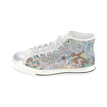 Load image into Gallery viewer, Paisley Matters Negative Women's Classic High Top Canvas Shoes (Model 017)