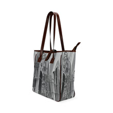 Load image into Gallery viewer, Surfboards Black and White Classic Tote Bag (Model 1644)