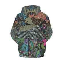 Load image into Gallery viewer, Paisley Power All Over Print Hoodie for Women (USA Size) (Model H13)